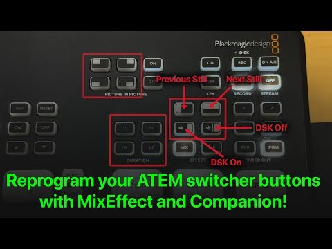 Reprogram Your ATEM Switcher Buttons with MixEffect and Companion