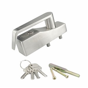 [Hot Item] Stainless Steel Fire Rated Lever Trim with Lock for Panic Bar