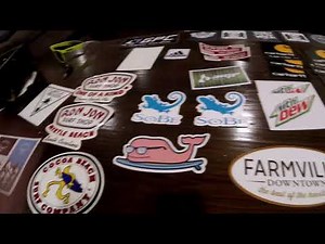 How to get free stickers by mail (vineyard Vines, Patagonia,Monster Energy)
