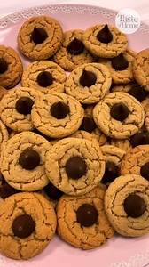 1.3K views · 59 reactions | These peanut butter blossom cookies are an easy family favorite! Get the full recipe here: https://trib.al/Nfj36aZ | Taste of Home | Facebook