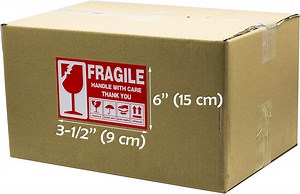 [Hot Item] Warning Fragile Contents Packaging Labels