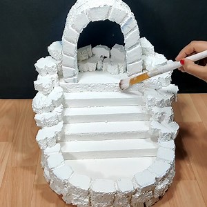 58K views · 851 reactions | WowThermocol Hot glue waterfall fountain waste of best | 3 minutes diy | Facebook