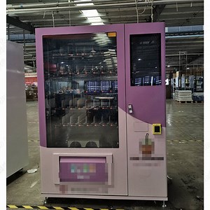 [Hot Item] Bubble Milk Tea Vending Machine with Refrigerator and Touch Screen Support Card Payment