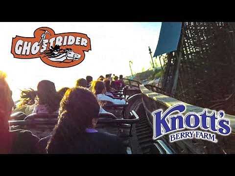May 2019 Ghost Rider Roller Coaster On Ride HD POV Knott's Berry Farm