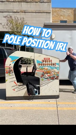 Racing A Vintage Atari Pole Position Arcade Game Down The Street In Frisco Texas #tpf