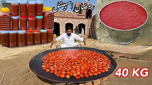 Perfect Tomato Ketchup Homemade Recipe | Pure, Thick, and Perfect" Tomato Ketchup Mukkram Saleem | Mukkram Saleem