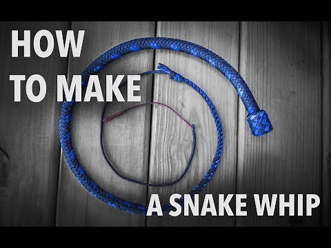 How to Make a Snakewhip - by Nick Schrader