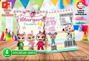 ChipBags de Bebe Llorones GRATIS en Powerpoint | Mega Idea | Facebook