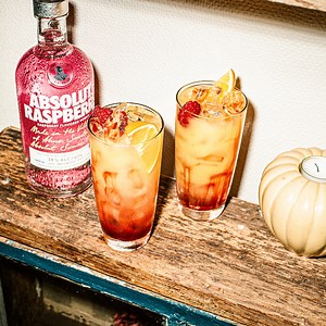 Receta de Raspberry Vodka Sunrise - Absolut Drinks