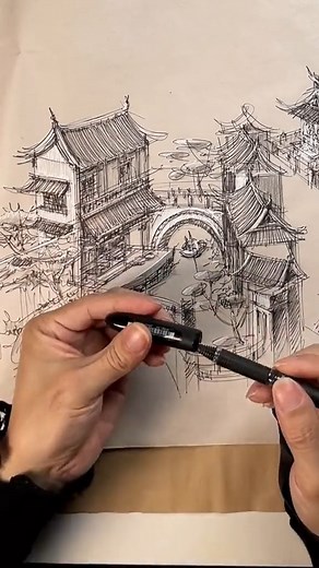 Draw a small building to practice martial arts #drawings | Billy Edwards