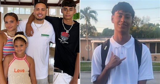 Jacob Forever celebrates his son's first day of school in the U.S