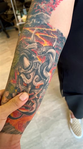 Hannya Mask Fullyhealed! ✨ | Karlvtattoo