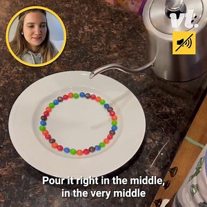 Who knew there was so much food coloring in Skittles! 🌈 | VT