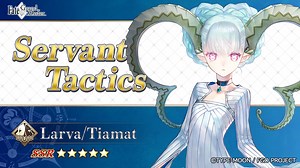 Discover the skills and abilities of ★5 (SSR) Larva/Tiamat in the latest Servant Tactics video! "The daughter of creation emerges from the Void Sea to protect humanity." More info ➡️ https://fate-go.us/news/?category=NEWS&article=/iframe/2025/0324_arcade_collaboration_cp_pu/ #FateGOUSA | Fate/Grand Order USA
