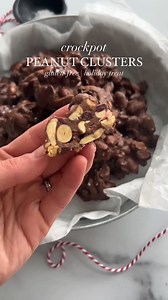 Crockpot Peanut Clusters ⭐ https://therealfooddietitians.com/crockpot-peanut-clusters/ These Crockpot Peanut Clusters come together easily with just five ingredients. The result is a sweet and salty nostalgic holiday treat with a flavor upgrade from some real-food additions. | The Real Food Dietitians