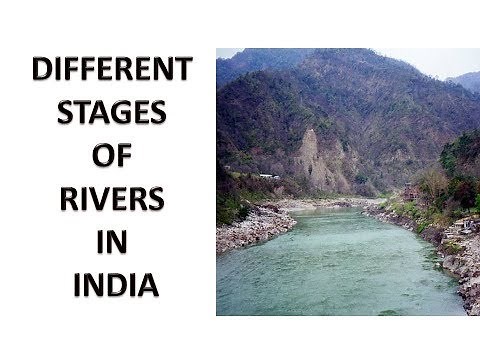 Different Stages of Rivers in India for UPSC/MPSC/STI/PSI
