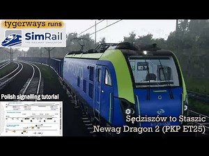 Polish Signalling: Speed Signalling and Speed Signage (SimRail tutorial)