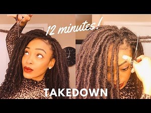 How to: Properly Remove CROCHET BRAIDS | 12 MINUTE TAKEDOWN!
