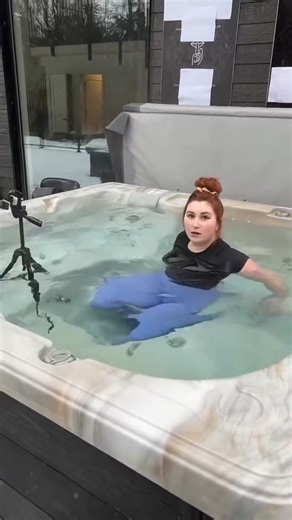 Hot tubs are always a wild adventure!! #prank #comedyjokes #couples #funnyprank #funnycomedy #publicreaction #funny #jokes | Harlin