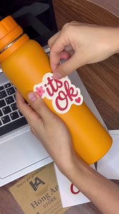 3PCS StickerIt's Ok Sticker – Cute Motivational Vinyl Sticker for Laptops, Water Bottles, Journals – Aesthetic Positive Quote Decal for Mental Health Support