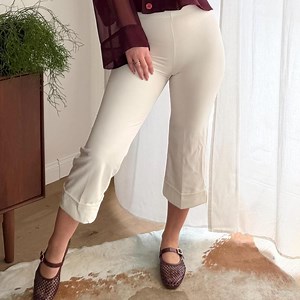 Made in Italy White Capri Pants - Etsy Canada