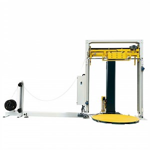 [Hot Item] Fully Automatic Combined Machine for Pallet Box Cartons Strapping and Wrapping Machine