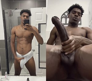 *SEXY* Haitian bull explodes cum