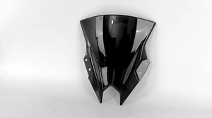 Windshield for 2024 2025 2026 NINJA500, NINJA500 SE, 15'' Motorcycle Front Fairing Windscreen Deflector Protector for Ninja 500, Ninja 500se - Ninja 500 Accessories (Black)