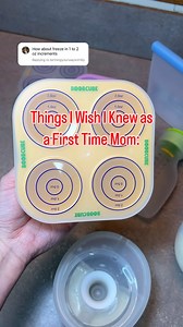 Everything shown here by BOOBCUBE for easy and no milk waste freezer portions! ❄️🍼 everything is reusable & sustainable 🤍 #happypumpingwithhelen #pumpingmom #frozenbreastmilk #breastfeeding #breastmilkstorage | From Mom to Mom