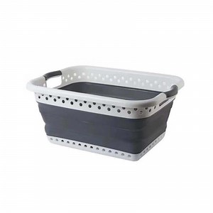 [Hot Item] Washing Clothes Bin Pop-up Bin Space Saving Foldable Bucket Collapsible Laundry Basket Bl15642