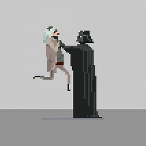 8-Bit Animated GIFs of 'Star Wars,' 'Ghostbusters,' & Other Iconic Films