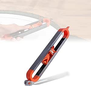 Precise Contour Gauge With Lock,Contour Gauge Tool Suitable For Tiles, Woodworking, Architects, Diy Handmade Products Scribe Tool (Black)