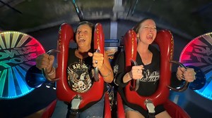 Sheila & Jen | Slingshot & Vomatron at Indy Speedway