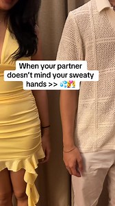 Holding hands even if you’re sweaty⁠ #hyperhidrosischeck #excessivesweating #sweatyproblems #Dermadry #hyperhidrosis #sweatyhands | Dermadry