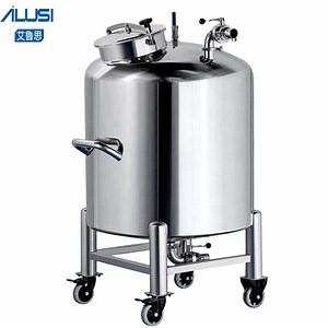 [Hot Item] Mobile Chemical Liquid Storage Tank Sealed Storage Tank for Cosmetic Perfume Food Grade Storage Tank Container