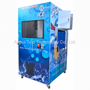 [Hot Item] 24-Hour Self-Service Bagged Automatic Ice Vending Machines Ice & Water Vending Machine