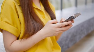 Woman, Social Networking, Post