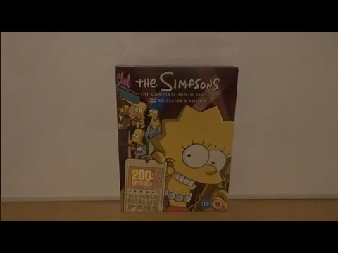 The Simpsons Season 9 (UK) DVD Unboxing