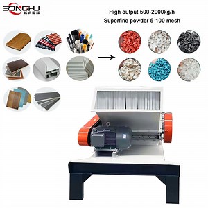 [Hot Item] High Speed Waste PVC Pipe Crushing Machine Industrial Hard Plastic Sheet Crusher
