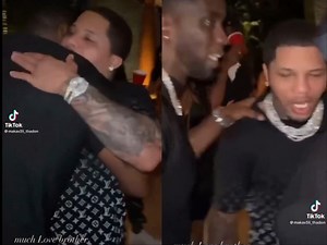 "Deserves more charges for that" - Rapper Diddy picking up Gervonta Davis off the ground doesn't sit well with boxing fans
