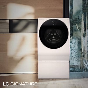 It's durable, beautiful, and absolutely desirable. The LG SIGNATURE Washing Machine offers you a state-of-the-art laundry solution. http://spr.ly/6180EbaIm | LG Global