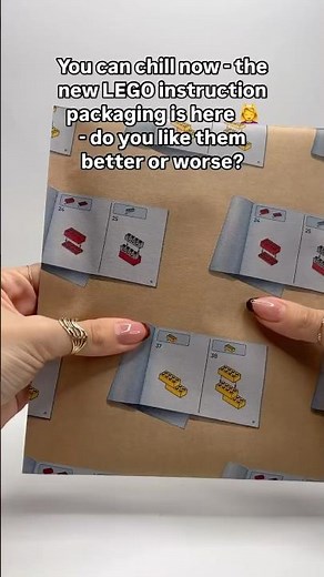 Take a look at the new LEGO packaging for the instruction manuals! 📦 #newlego #legoinstructions