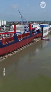 8.8K views · 18 reactions | Epic ship launches caught on camera | Handy Panda | Facebook