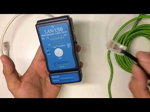 Probándo Multi modular cable Tester, 2019.