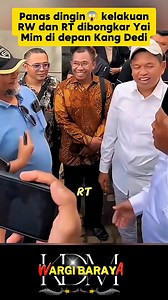 1.3M views · 10K reactions | Panas dingin!! Kelakuan RT dan RW di bongkar yai mim di depan kang dedi #dedimulyadi #kangdedimulyadi #kdm #reels #fyp #virals #Facebook | Wargi Baraya Kdm | Facebook