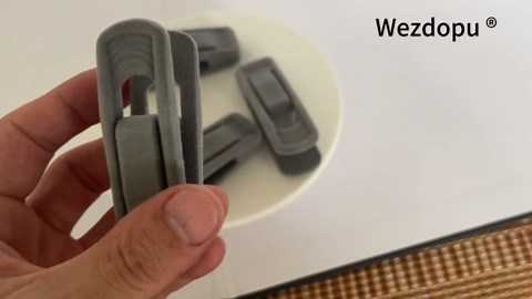 20PCS Velvet Hangers Clips Strong Finger Clips Pants Hangers with Clips for Pants Skirt Clothes (grey), Gray