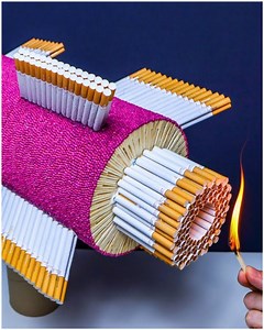 18K views · 87 reactions | DIY Rocket from matches & cigarettes | Rush Brush | Facebook