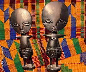 Ghana 1960s Hand-carved Ebony Dark Wood Akwaba Fertility Dolls Pair, 8.5” - Etsy Canada