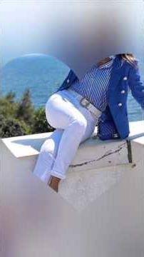 Blue for Modern Mature Women? #Women #Mature #Modern #Outfit #Blue #Pants #Dress