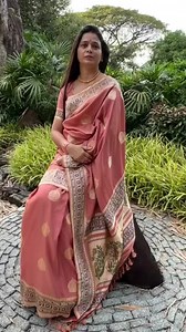 Arundhati in her gorgeous Ashavali sari, which she has draped for the DD series Saris AtoZ, explains all about Ashavali saris. #iluvsaris #demuredrapes #wearasari #SarisAtoZ #ashavali #ashavalisarees | Demure Drapes